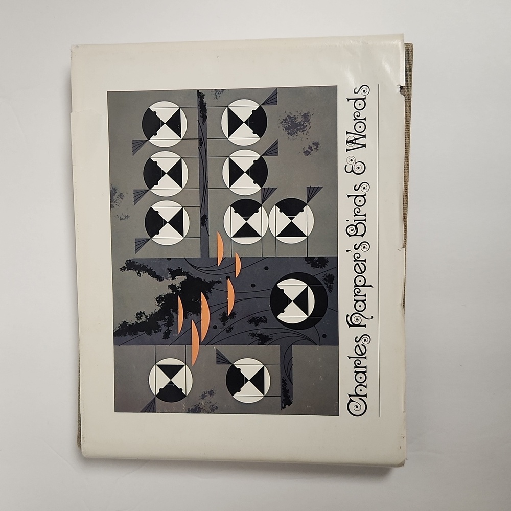 Vintage Charles Harper's Birds & Words Book - Signed